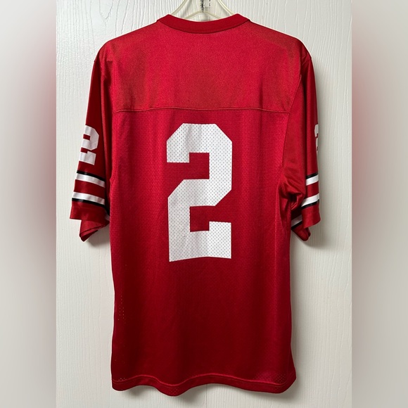 Nike Ohio State Buckeyes Football Jersey #2 Scarlet Red Men’s Size Small - Picture 2 of 6